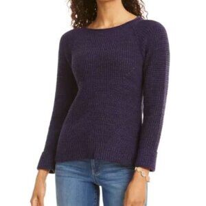 NEW! Style&Co iris long sleeve pullover blue Sweater Top Women's Petite size